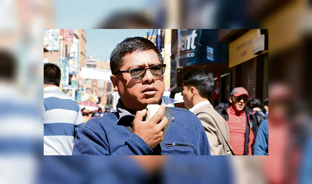 César Tito Rojas, secretario de organización del Sutep Puno. Foto: La República