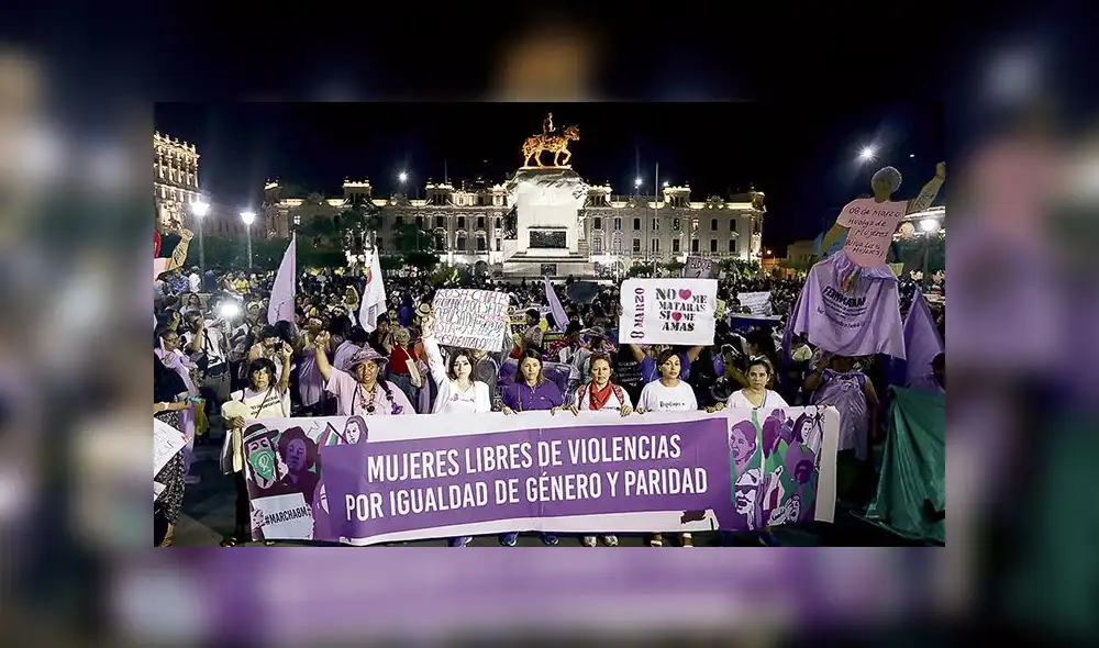 Las marchas estarán ausentes este 8 de marzo de 2021. La conmemoración será virtual. Foto: difusión