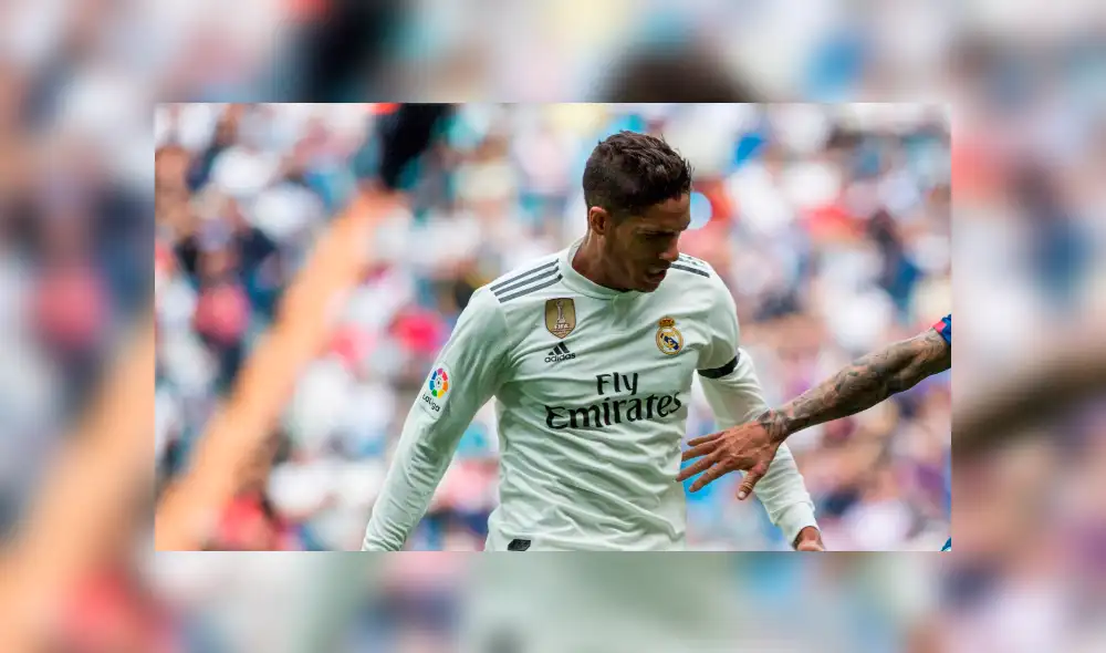 Raphael Varane salió lastimado en la victoria contra el Osasuna por LaLiga. Foto: AFP