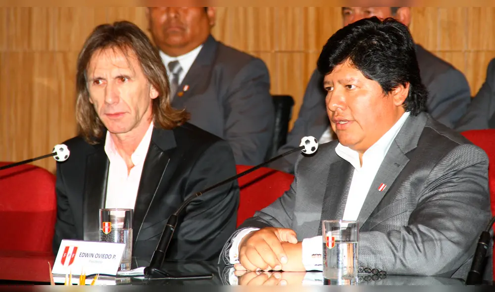 Edwin Oviedo asumió como presidente de la FPF en 2015. Foto: La República.