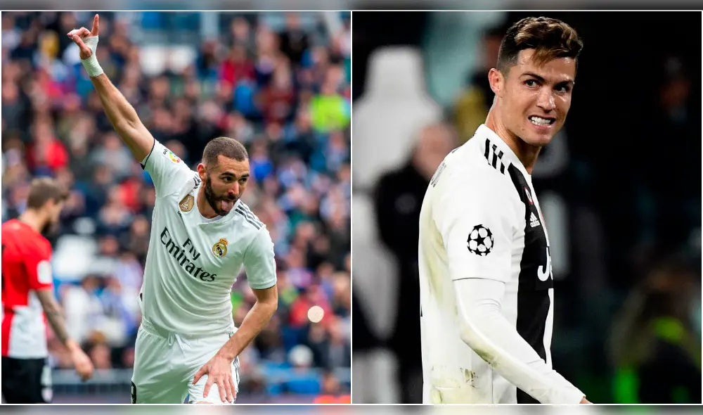 Benzema y Cristiano Ronaldo ganaron cuatro Champions Leagues juntos. Foto: AFP Benzema y Cristiano Ronaldo ganaron cuatro Champions Leagues juntos. Foto: AFP