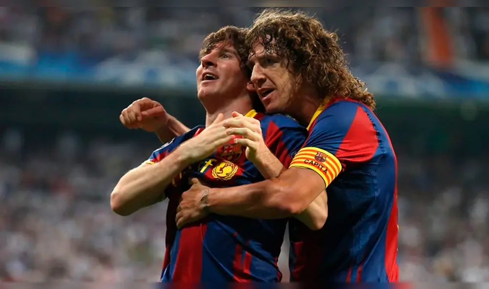 Puyol y Messi ganaron la Champions League juntos. Foto: AFP