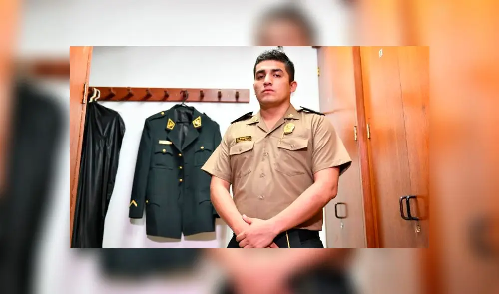 El agente policial continúa luchando para triunfar en la vida. Foto: La República