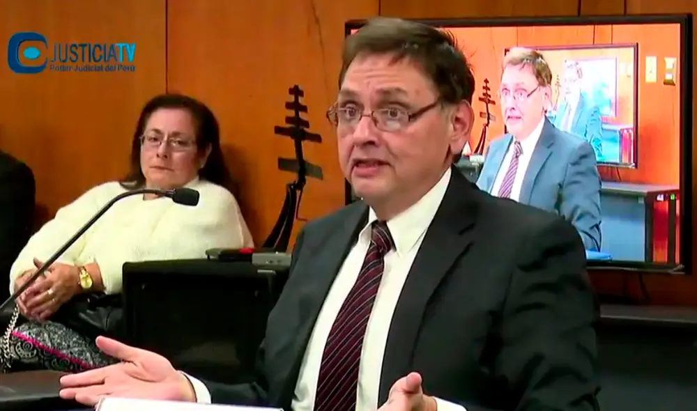 Dumet Delfín también intentó formar parte de la Junta Nacional de Justicia. Foto: captura Justicia Tv Dumet Delfín también intentó formar parte de la Junta Nacional de Justicia. Foto: captura Justicia Tv