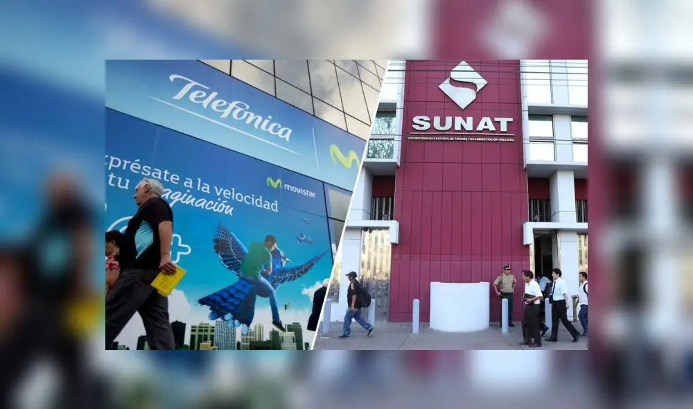 Desde Sunat, advierten que Telefónica ha usado el dinero que adeuda en generar más ingresos para su beneficio. Foto: Composición Desde Sunat, advierten que Telefónica ha usado el dinero que adeuda en generar más ingresos para su beneficio. Foto: Composición