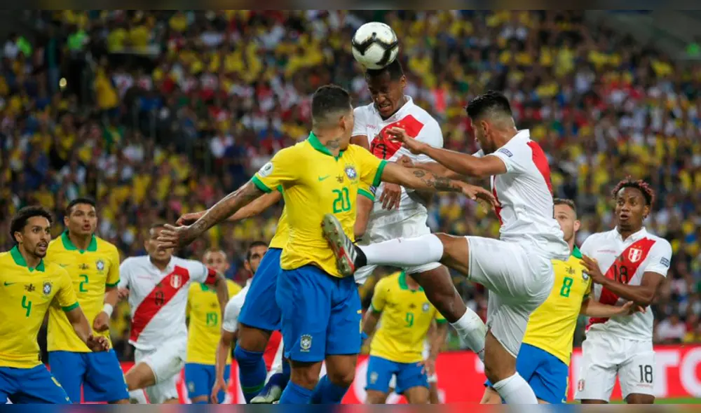 este jueves jueves 17 de junio Perú vs. Brasil por la Copa América. Foto. EFE. este jueves jueves 17 de junio Perú vs. Brasil por la Copa América. Foto. EFE.