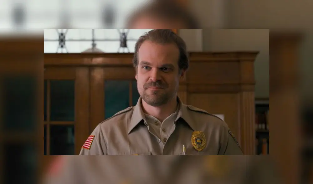 David Harbour manda señales de la cuarta temporada de Stranger Things. Foto: Netflix