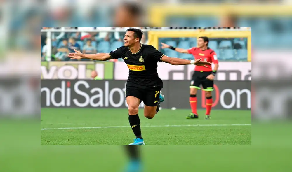 El chileno volvió a la Serie A luego de su paso por Manchester United. Foto: EFE