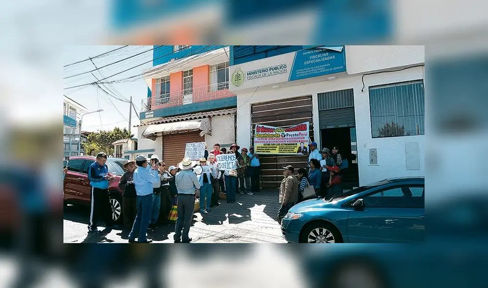 En diversos plantones, los ahorristas reclamaron la devolución de su dinero. El caso data del 2019. Foto: Archivo La República.