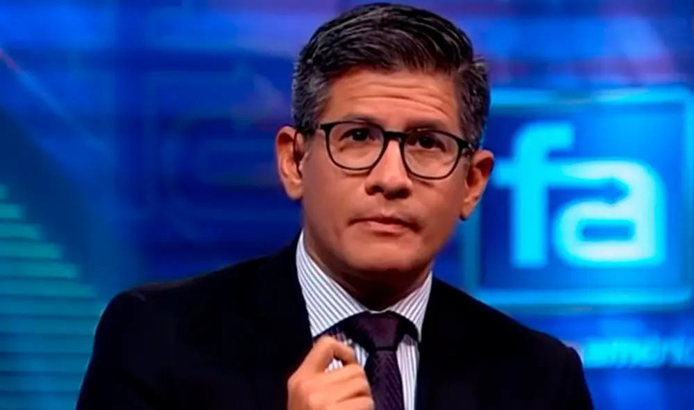 Erick Osores cuenta con una amplia trayectoria en varios medios locales. Foto: captura de pantalla/América TV