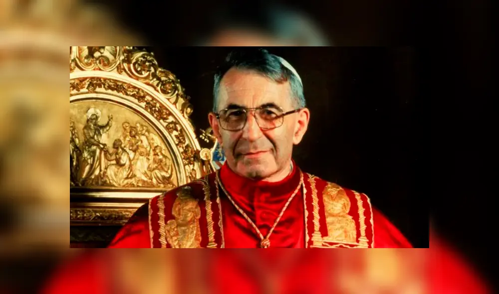 El papa Juan Pablo I solo estuvo 34 días al mando de la Iglesia Católica. Foto: difusión El papa Juan Pablo I solo estuvo 34 días al mando de la Iglesia Católica. Foto: difusión