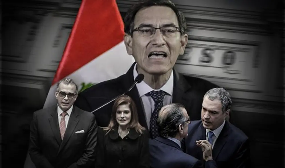 Un 30 de septiembre, Martín Vizcarra Cornejo, decidió cerrar el Congreso de la República. Foto: composición La República.