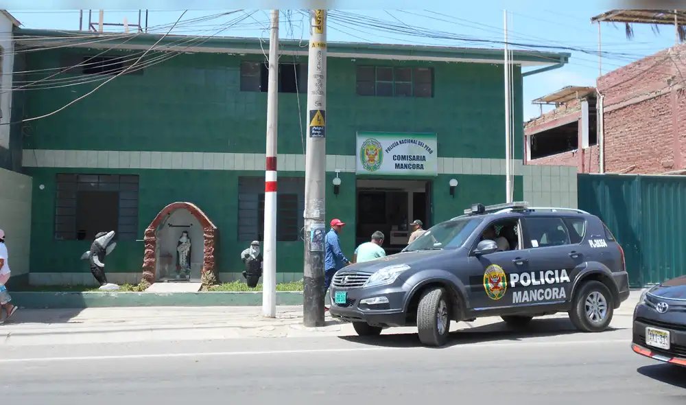 Policías de la Comisaría de Máncora realiza la investigación. Policías de la Comisaría de Máncora realiza la investigación.