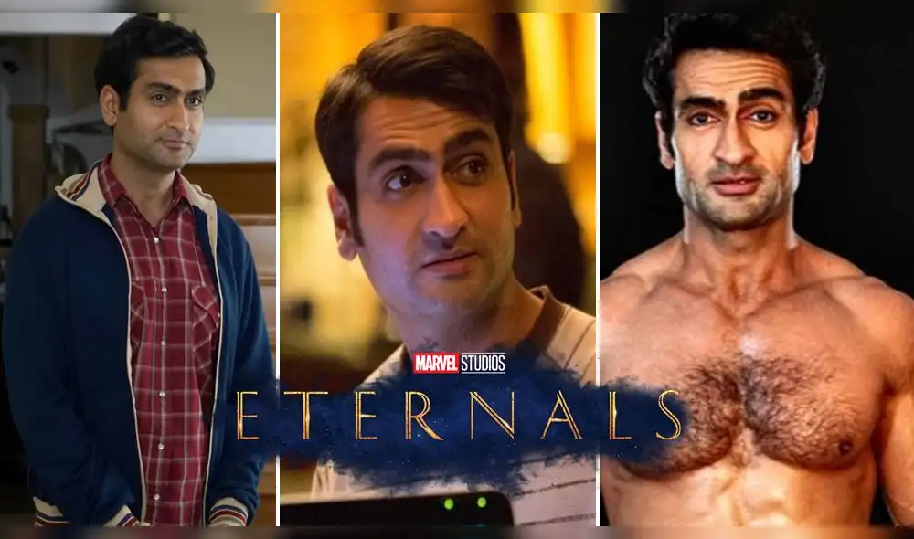 Kumail Nanjiani tuvo una transformación física previo a las grabaciones de The Eternals. Foto: composición / Marvel