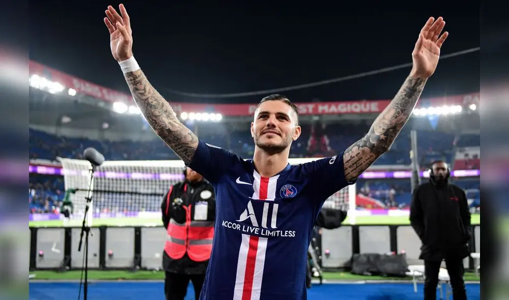 Mauro Icardi se unió al PSG francés a mediados del 2019. Foto: PSG