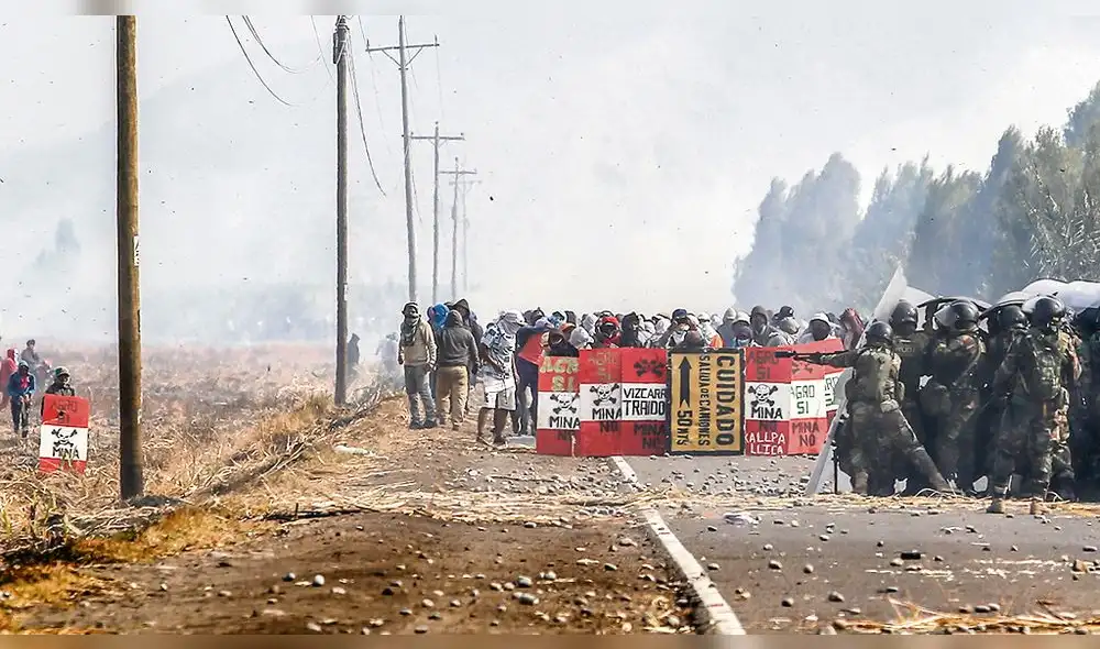 Tía María tiene una férrea resistencia en Arequipa debido al largo historial de pasivos ambientales dejados por Southern en todo el territorio peruano. Foto: La República