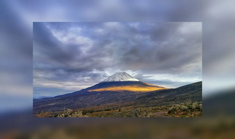 El Misti es uno de los tres volcanes que rodean la ciudad de Arequipa. Foto: IGP El Misti es uno de los tres volcanes que rodean la ciudad de Arequipa. Foto: IGP