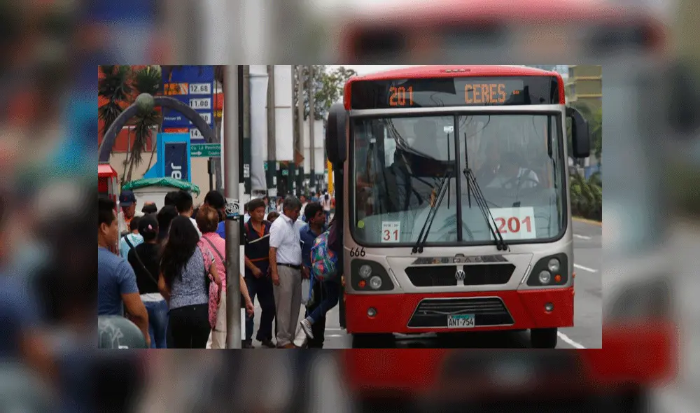 La ruta 201 del corredor rojo recorre desde Ate hasta el Callao. Foto: archivo LR