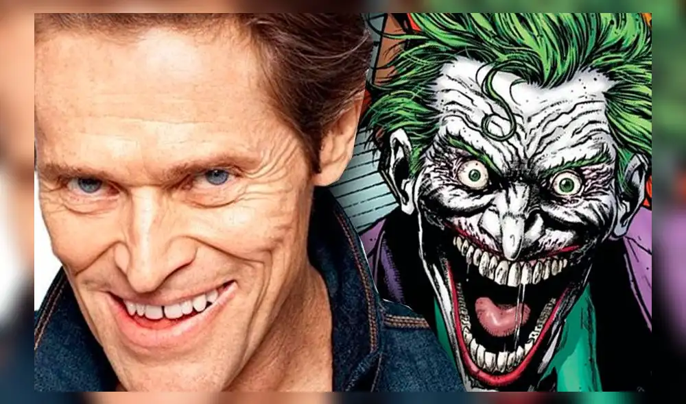 Willem Dafoe confirmó su deseo de interpretar a una versión "impostora" del Joker. Foto: difusión