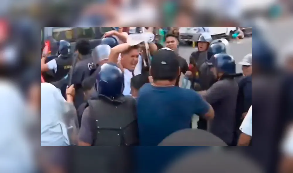 Enfrentamientos se reportaron a las 11.30 a. m. de este miércoles. Foto referencial: Captura Canal N