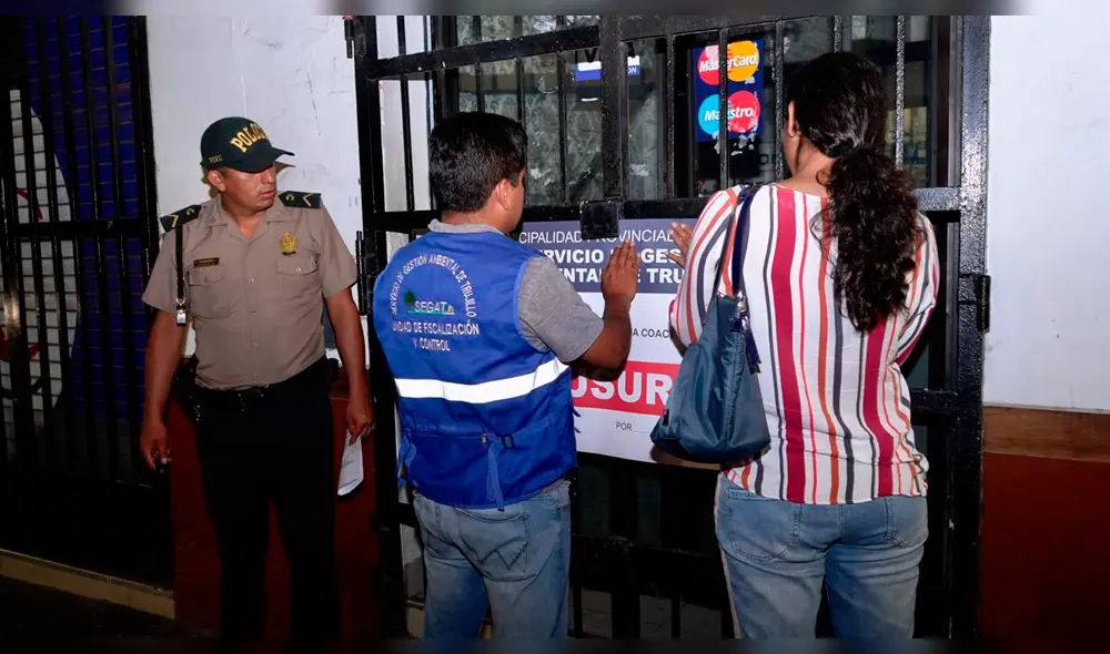 la Municipalidad de Trujillo viene interviniendo locales que no respetan disposiciones sanitarias. Foto: La República