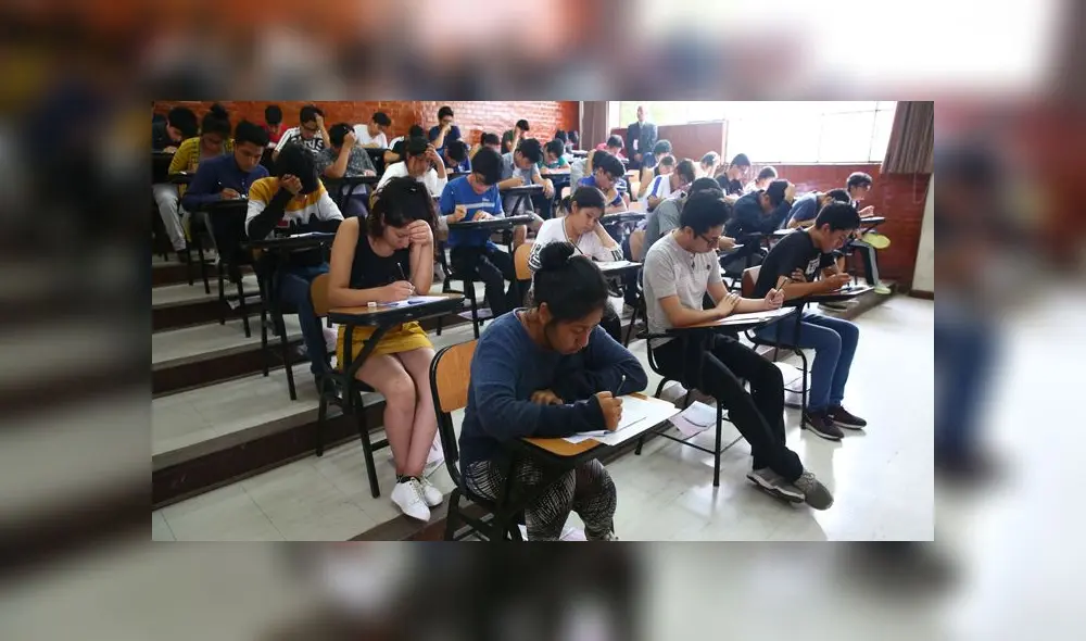Alumnos conocerán en los próximas días si ingresaron o no al centro de estudios. Créditos: Andina