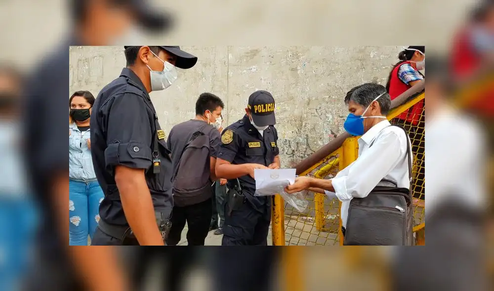 Las fuerzas del orden solicitarán adicionalmente el DNI y el fotocheck de la empresa. Foto: URPI-GLR.