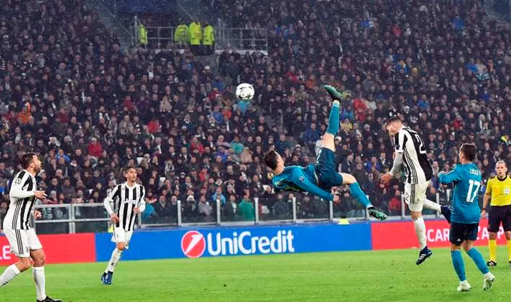 Cristiano Ronaldo marcó uno de los mejores de la historia de la Champions League en el Juventus vs. Real Madrid en el 2018. | Foto: EFE Cristiano Ronaldo marcó uno de los mejores de la historia de la Champions League en el Juventus vs. Real Madrid en el 2018. | Foto: EFE