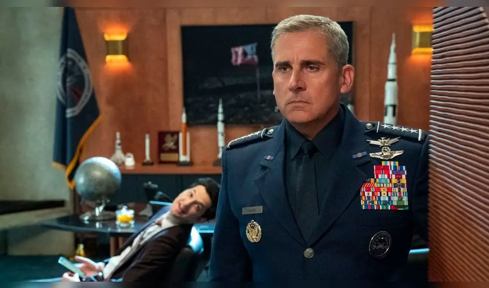 "Space Force" es una serie comedia de Netflix que tiene como protagonista a Steve Carell, conocido por su papel de Mike en "The office". Foto: Netflix "Space Force" es una serie comedia de Netflix que tiene como protagonista a Steve Carell, conocido por su papel de Mike en "The office". Foto: Netflix