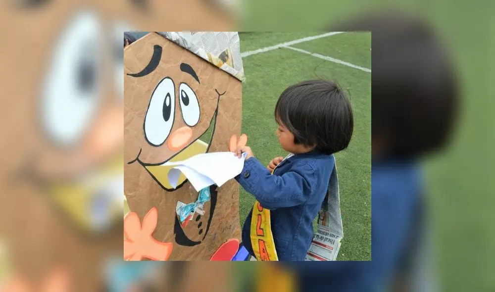Los niños en forma de juego aprenden la importancia de conservar nuestro planeta. Foto: URPI-GLR