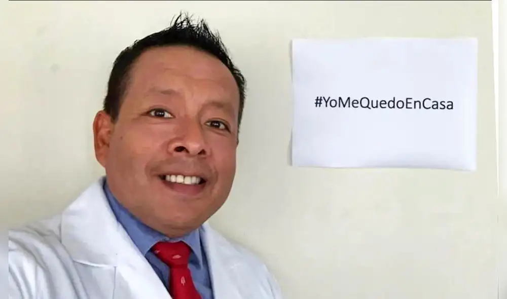 Leslie Soto, infectólogo del hospital Cayetano Heredia, se infectó diez días después de la aplicación de la primera dosis de Sinopharm. Foto: difusión