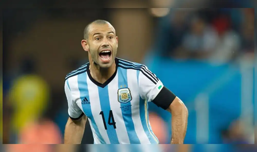 Javier Mascherano disputó 147 partidos con la selección argentina y fue subcampeón en el Mundial Brasil 2014. Foto: EFE