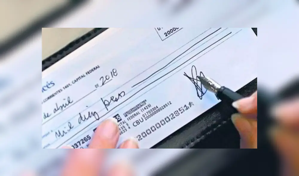 Conoce qué pasos seguir para cobrar un cheque. Foto: IRS