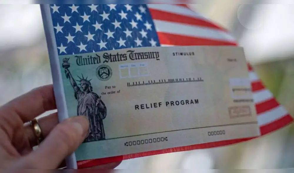 El año pasado EE. UU. emitió un cheque de estímulo de US$ 1.200. Foto: AS El año pasado EE. UU. emitió un cheque de estímulo de US$ 1.200. Foto: AS