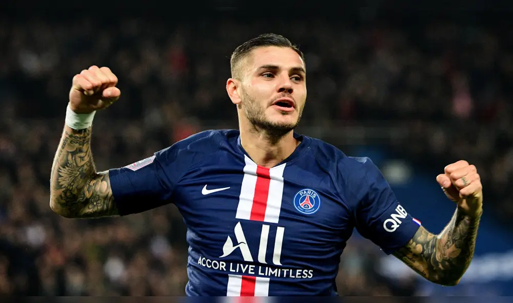 PSG se hace de la ficha de Mauro Icardi con un recorte por la crisis a raíz del coronavirus. Foto: AFP