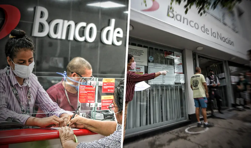 Una de las modalidades para cobrar el Bono 600 soles es a través del Banco de la Nación. Foto: composición LR