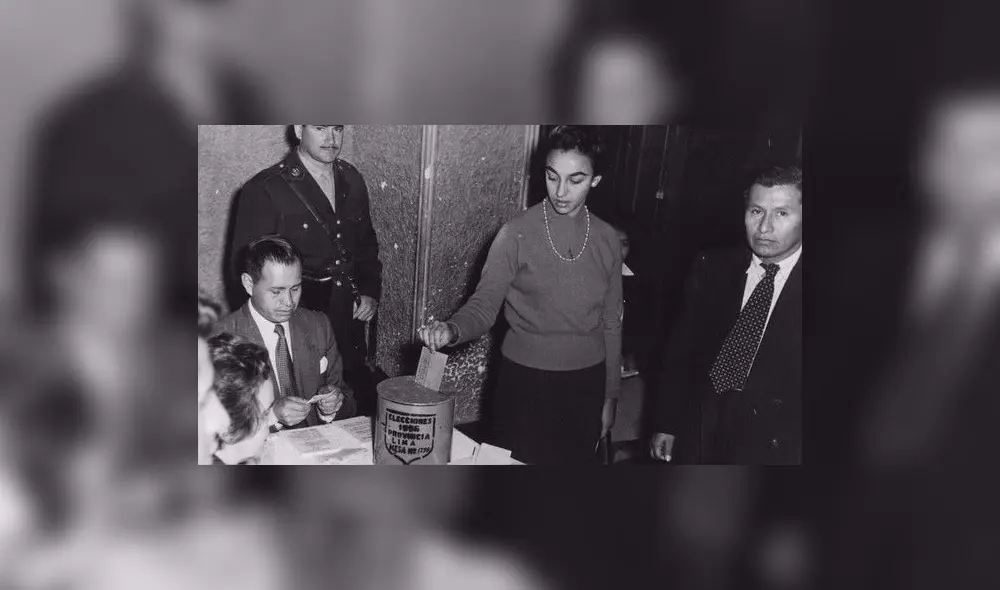 La ley N° 12391, promulgada en 1955, incluyó el derecho al voto para un sector de mujeres. Foto: Andina