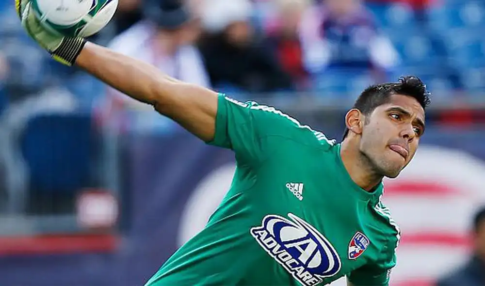 El portero Raul Fernández atajó hace algunas temporadas en el FC Dallas. Foto: AFP