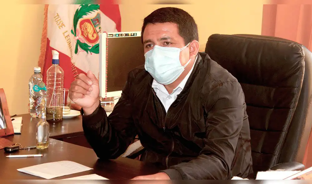 Cuestionan gestión de alcalde Wilder Guevara Díaz.