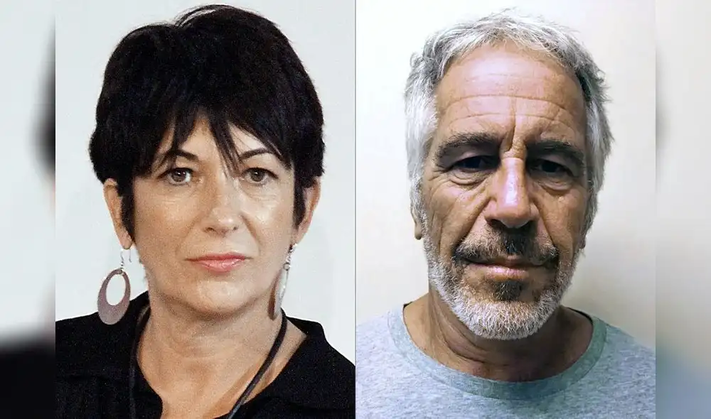 La británica Ghislaine Maxwell fue declarada culpable en diciembre de 2021 de delitos sexuales en Estados Unidos, incluyendo el de tráfico de menores para su expareja, el empresario Jeffrey Epstein, quien se suicidó en la cárcel. Foto: composición/ AFP