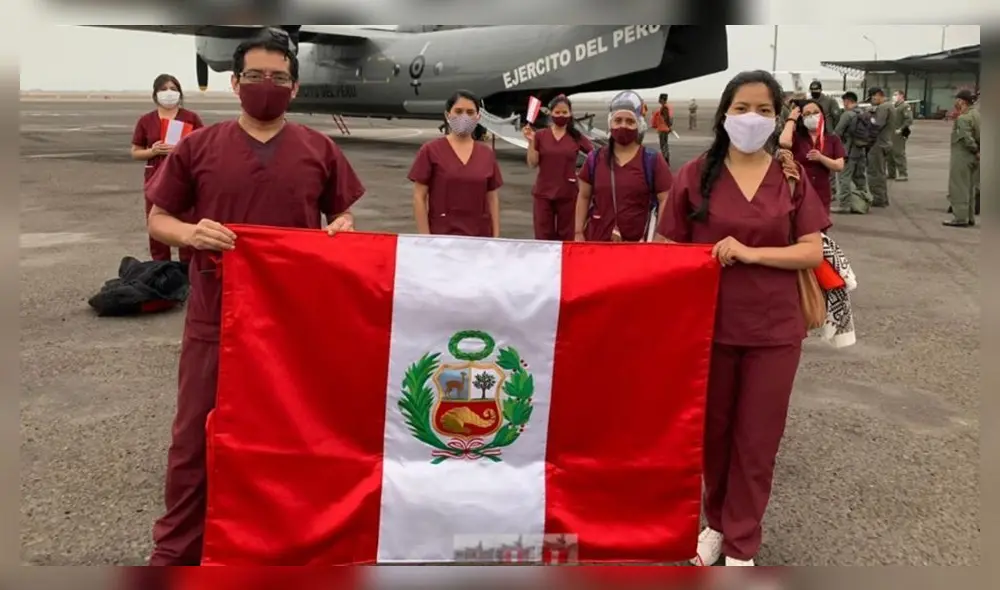 Obstetras peruanos en lucha contra el coronavirus. Foto: Minsa