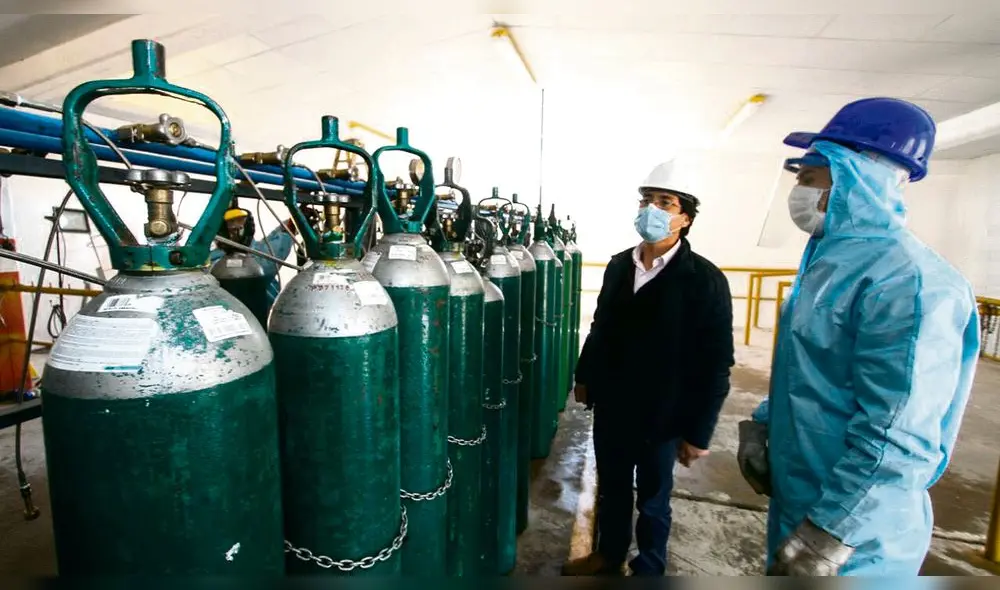 Plantas de oxígeno medicinal.