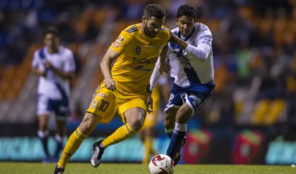 Tigres vs Puebla por la Liga MX. Foto: MEXSPORT