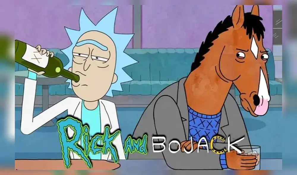 El creador de “Rick and Morty” no descartó la idea de introducir a Bojack en un episodio de la serie de Adult Swim. Foto: Netflix/composición El creador de “Rick and Morty” no descartó la idea de introducir a Bojack en un episodio de la serie de Adult Swim. Foto: Netflix/composición