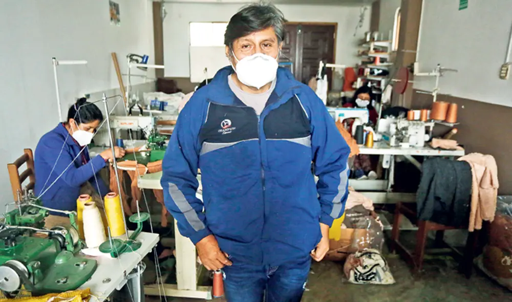 Falta de liquidez. Rolando Mamani cuenta que crédito de Reactiva Perú fue insuficiente. (Foto: Marco Cotrina) Falta de liquidez. Rolando Mamani cuenta que crédito de Reactiva Perú fue insuficiente. (Foto: Marco Cotrina)