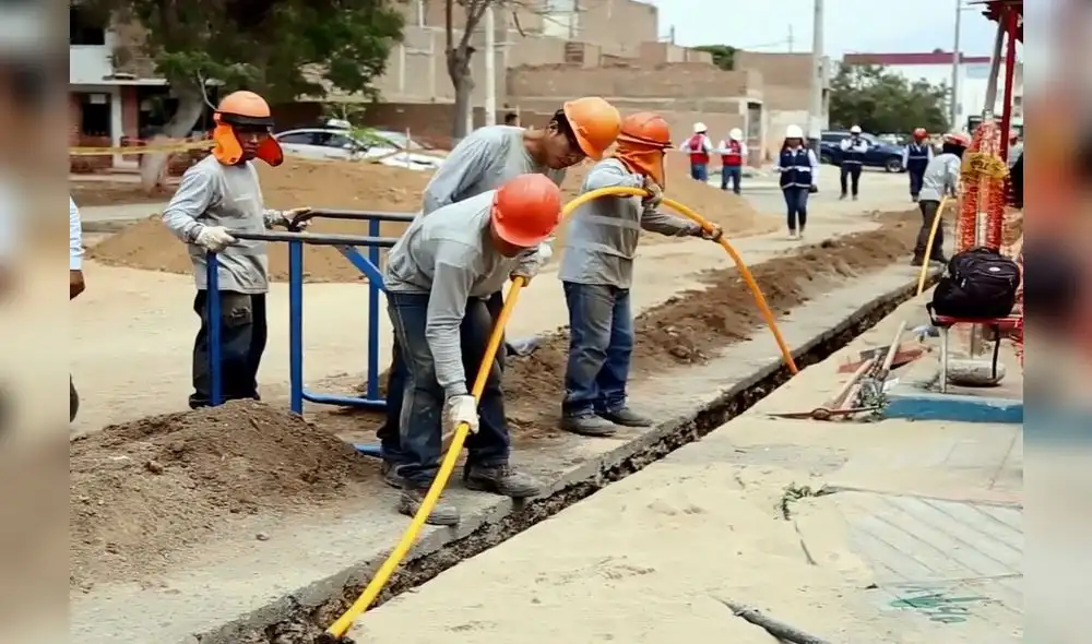 Conexión domiciliaria de gas natural. Foto: Referencial