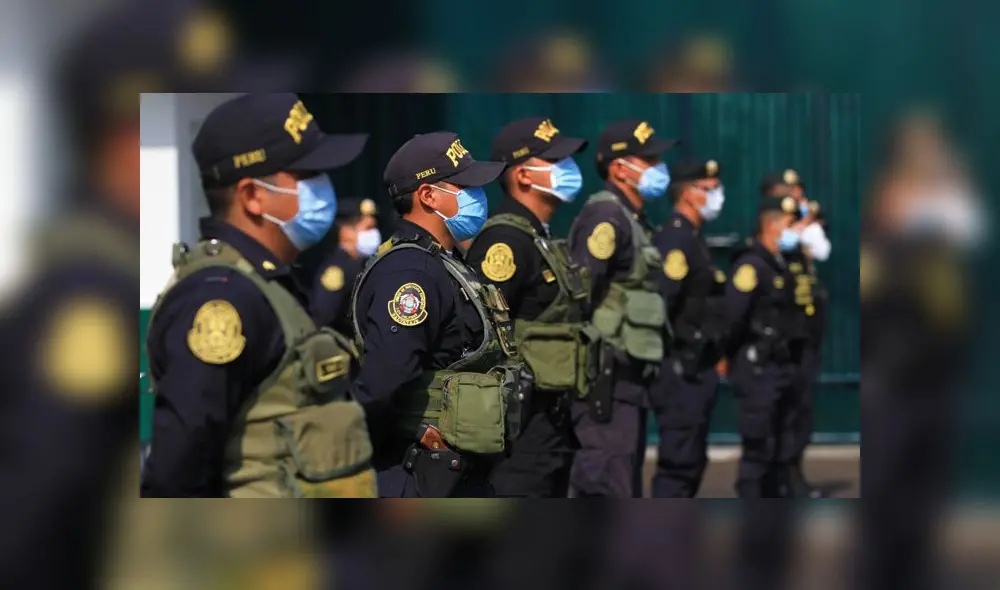 Los policías son parte de la primera línea de batalla contra la pandemia. Foto: PNP Los policías son parte de la primera línea de batalla contra la pandemia. Foto: PNP