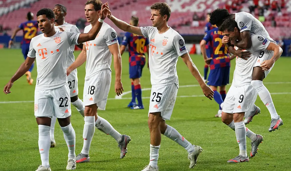 La última vez que se enfrentaron sin público Bayern Múnich goleó 8-2 al FC Barcelona. Foto: @FCBayernES