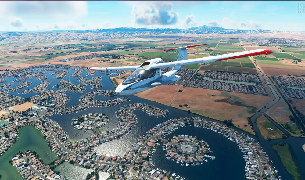 Magistral. El simulador de vuelo de Microsoft ahora requerirá menos espacio en tu disco duro o SSD, sin perder casi ninguna característica. Foto: Microsoft