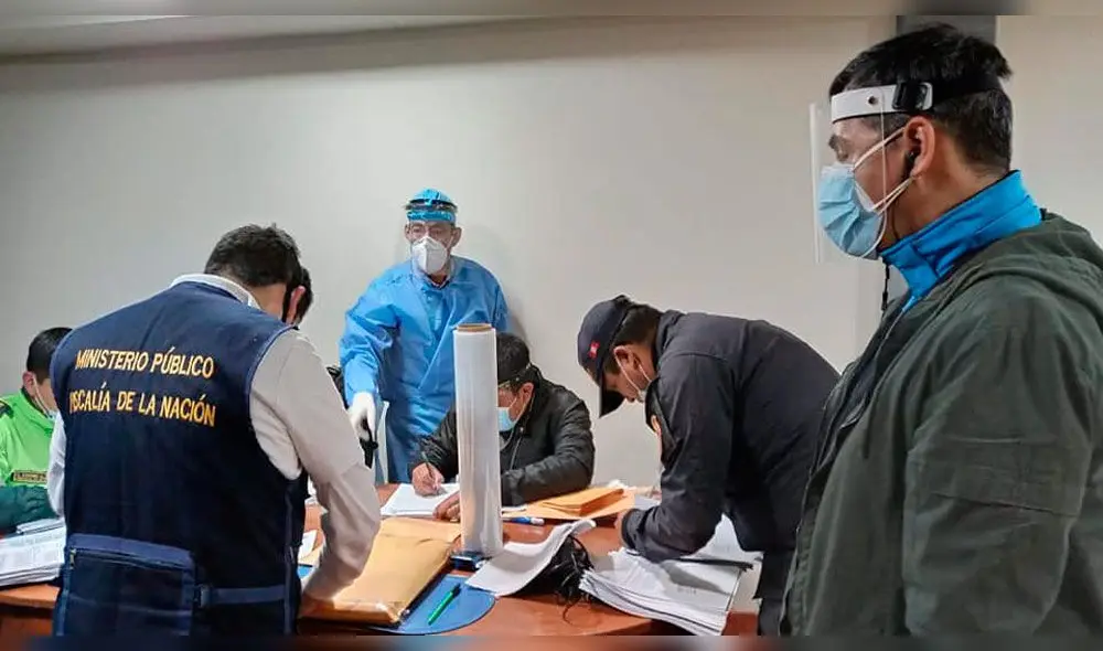 Fiscal José Guevara reunió pruebas contra agentes y proveedores por presunta corrupción. Foto: Ministerio Público